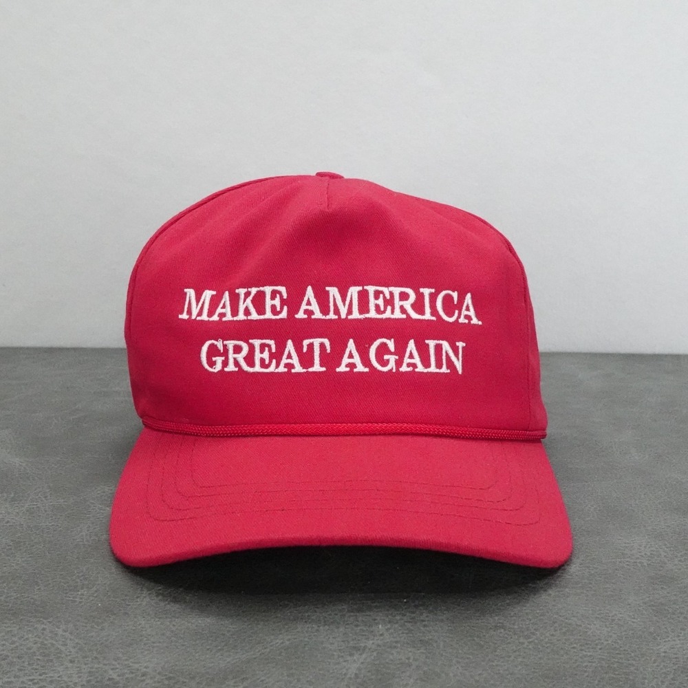 Cali Fame Make America Great Again Hat Red MAGA Snapback Made USA Cap
